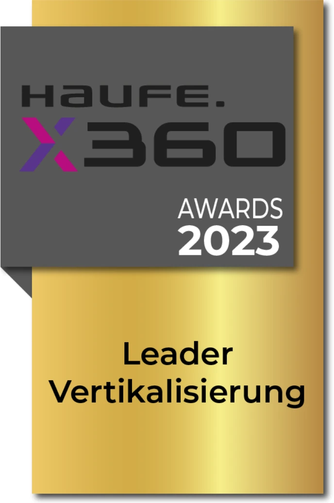 Siegel Leader Vertikalisierung – Auszeichnung für easyKaufmann Solutions