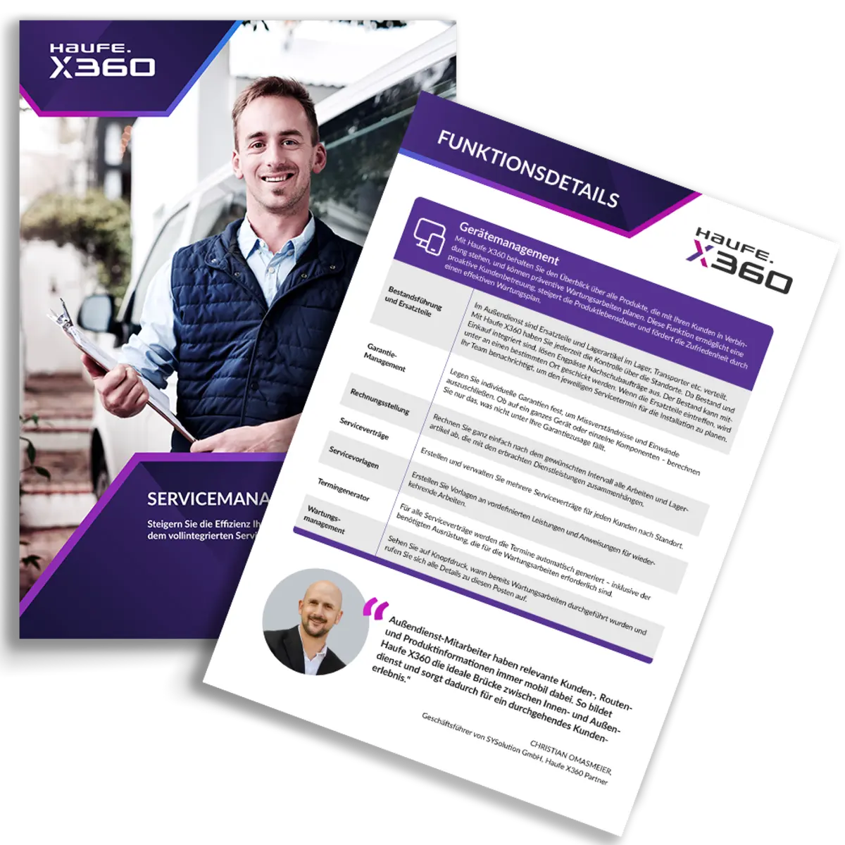 Datenblatt Servicemanagement
