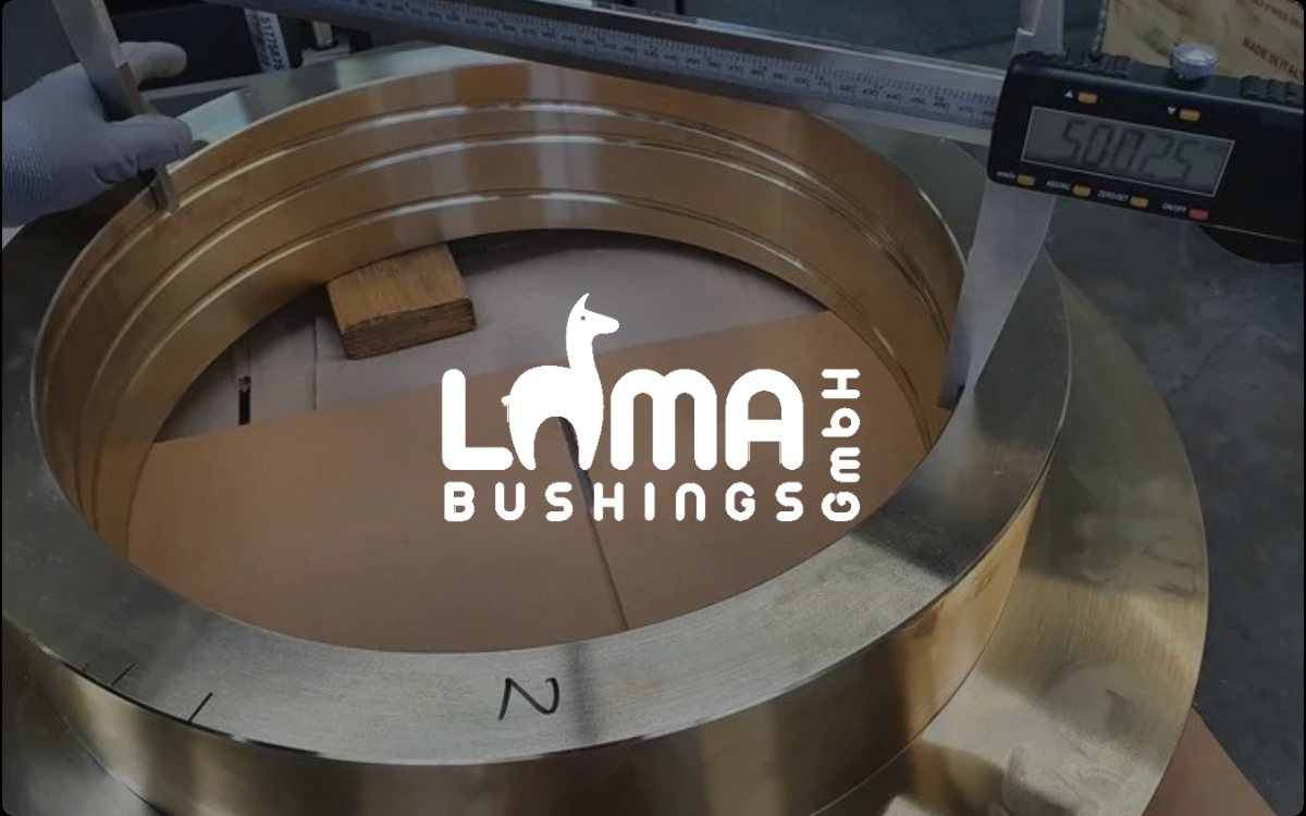Gleitlager von LAMA Bushings als Praxisbeispiel für Variantenmanagement in der Metallverarbeitung.