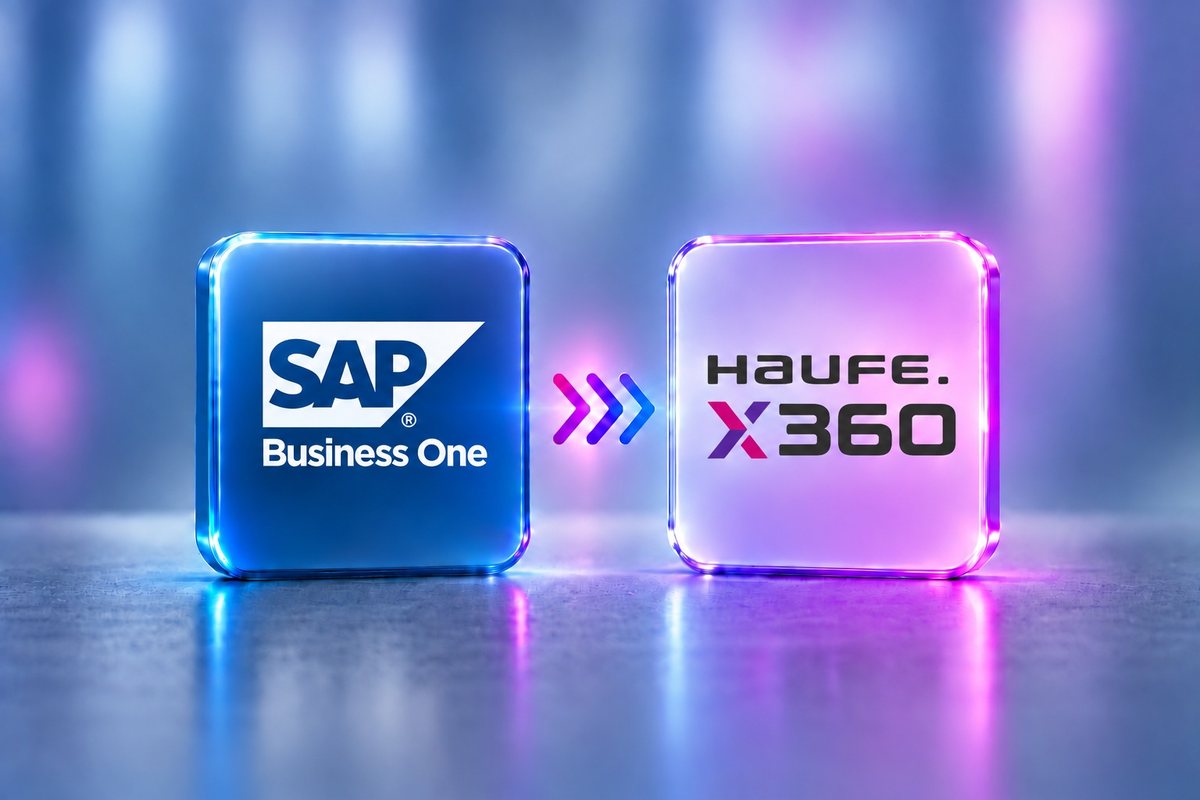 Wechsel von SAP Business One zu Haufe X360